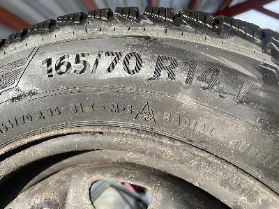 Zimní pneu 165/70 R14T na Škoda Fabia